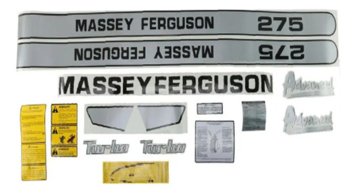 Decalque Do Massey Ferguson 275 Advance   T0243063