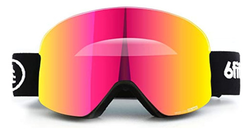 6fiftyfive Gafas De Esquí Para Hombre Y Mujer, Sin