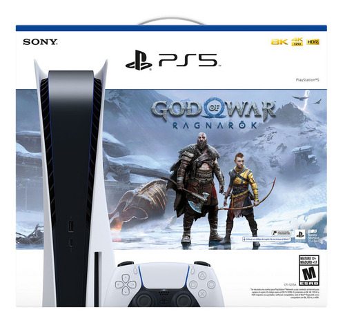 Consola Playstation 5 Ps5 Standard + God Of War Ragnarök