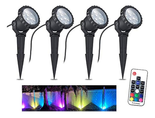 Luces Led Para Paisajes Que Cambian De Color 12w Iluminación