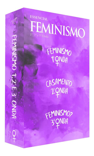 Box 3 Livros Essencial Feminismo 1, 2 E 3 Onda