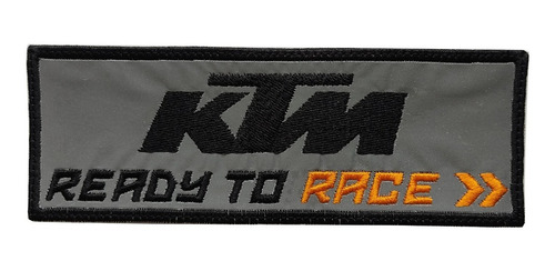 Parche Bordado Ktm Ready Racy Reflectivo