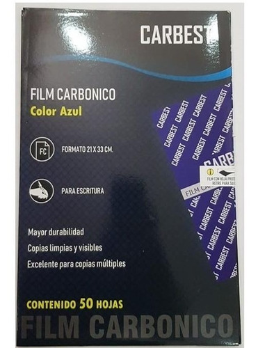 Carbonico Film Azul X 50