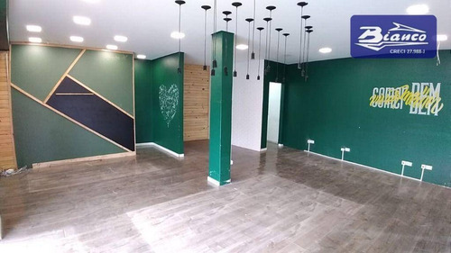 Imagem 4 de 16 de Salão Na Av. Paulo Faccini Para Alugar, 82 M² Por R$ 6.000/mês - Centro - Guarulhos/sp - Sl0147