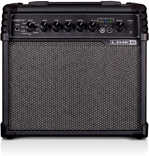 Amplificador Line 6 Spider V 20w Multi-efectos Guitarra