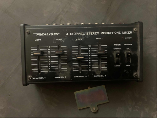 Realistic Channel Mixer Vintage