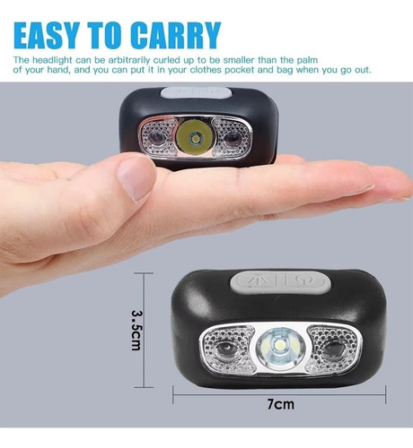 Faro Delantero Con Sensor Led De 60°, Iluminación De Múltipl