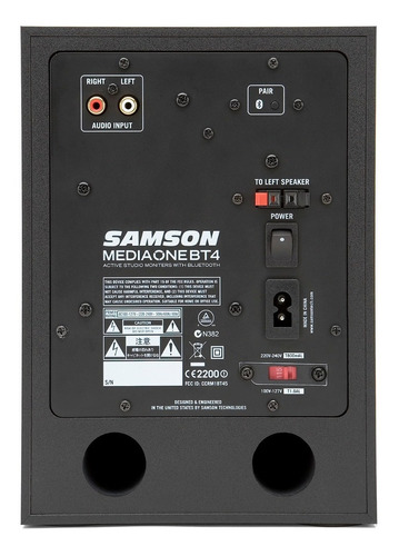 Imagen 2 de 8 de Monitores Bluetooth Samson Mediaone Bt4 Mkz