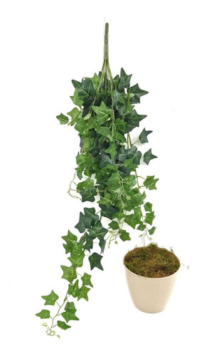 Plantas Artificiales Colgante Con Maceta Decoración Off