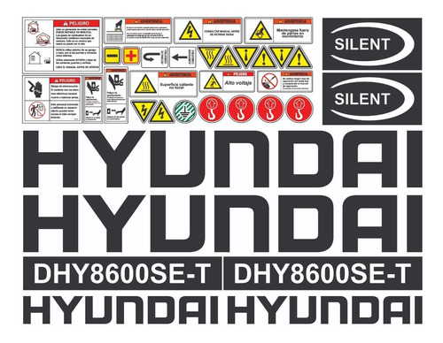 Etiquetas Para Generador Hyundai