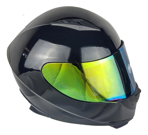 Casco Novak Warefare Kov Certificacion Dot Color Negro Brilloso Tamaño Del Casco Xxl