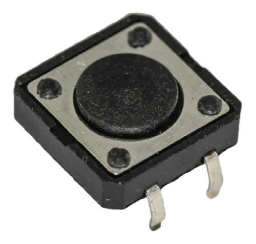 Tact Switch 12x12mm 4 Patas Altura 4.3mm X5 Unidades
