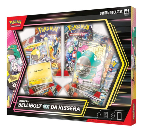 Box Pokemon Coleção Bellibolt Ex Da Kissera Amigos D Jornada Idioma Português