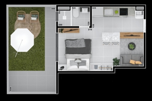 Imagem 21 de 24 de Apartamento No Água Verde De 35,83 M2 Com 1 Quarto - La27709.2-rede - La27709.2