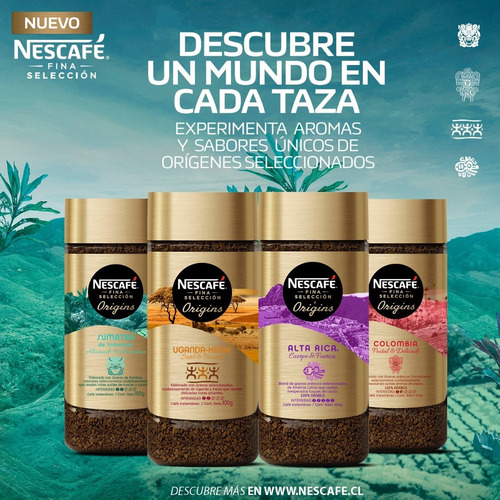 Café Nescafé® Fina Selección Alta Intensidad 100g Pack X3