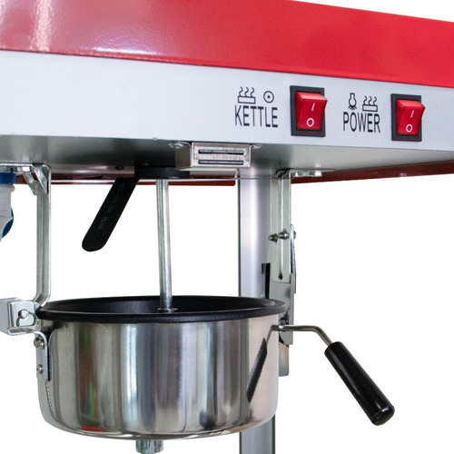 Pipoqueira elétrica Fácil Tec HP-6AC vermelho