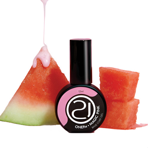 Gel Nails 21 One Fix Magic Pink Capa Base 12ml