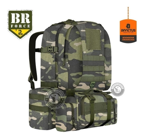 Mochila Tática Camping Modular Tropic - Br Force Original