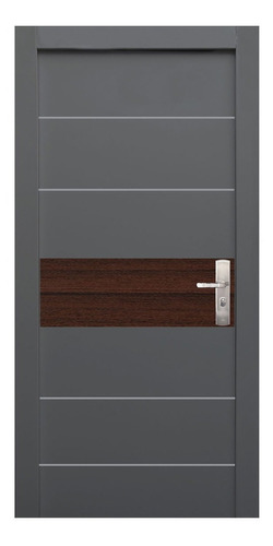 Puerta De Seguridad Xe Lacato Apertura Izq Acero 100% Go Color Gris oscuro