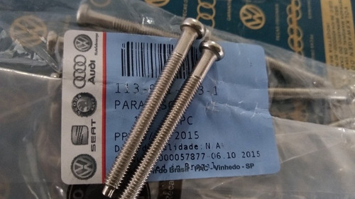 Imagem 3 de 5 de 2 Pares Parafusos Orig Aro Farol Fusca 74 A 86 Itamar 94 96