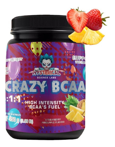 Bcaas 8:1:1 Crazy Hysterical Labs 45 Srv Sabor Strawberry/pineapple