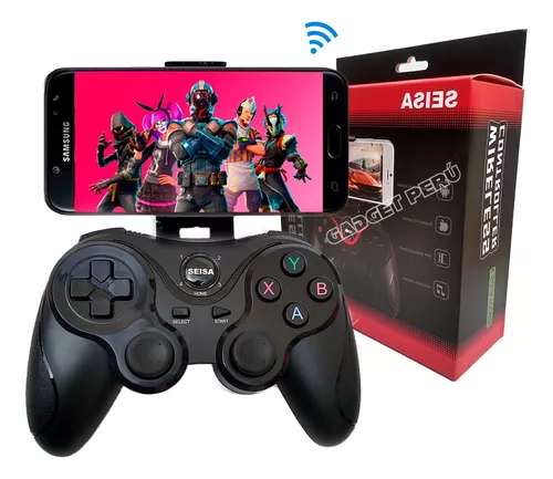 Mando Gamepad Seisa Bluetooth Joystick para Celular Sujetador SEISA