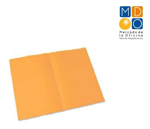 Carpeta Cartulica Caratula Naranja X 100