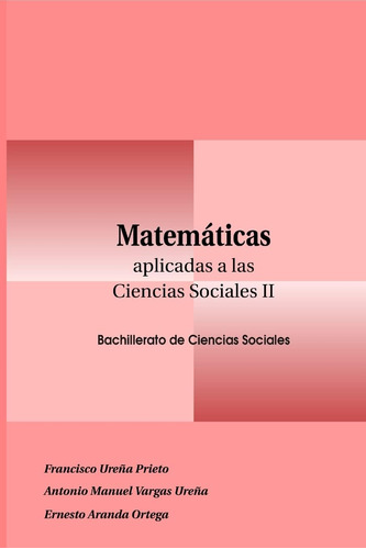 Libro: Matemáticas Aplicadas A Las Ciencias Sociales Ii (spa