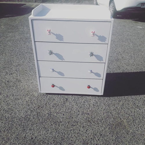 Comoda O Cajonera Infantil Con Ruedas