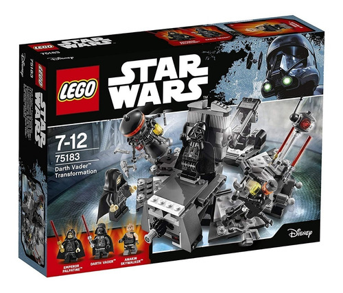 Lego Star Wars 75183 Transformación De Darth Vader Original