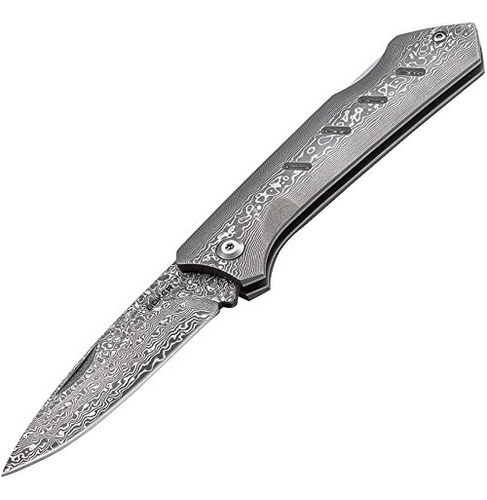 Boker Plus 01bo511dam Dominator  Navaja De Bolsillo, Damasco