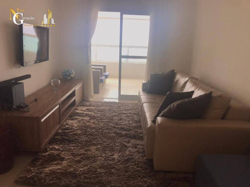 Imagem 2 de 18 de Apartamento Com 3 Dormitórios À Venda, 124 M² Por R$ 795.000,00 - Vila Caiçara - Praia Grande/sp - Ap4908