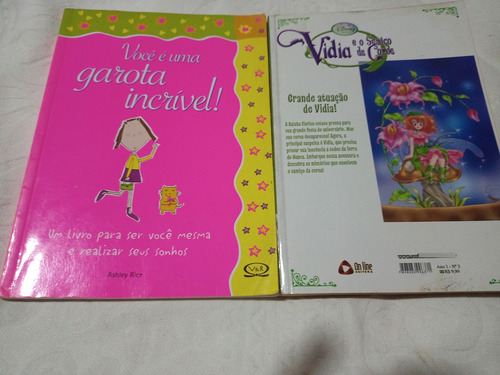 Livro Você É Uma Garota Incrível De Ashley Rice Editora V& R E Vidia E O Sumiço Da Voroa (Usado)