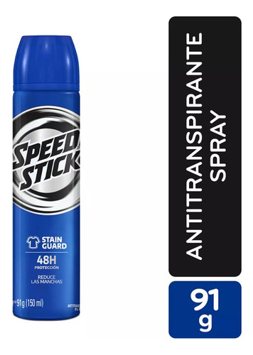 Desodorante Aerosol Spray Speed Stick Stain Guard 150ml 48h