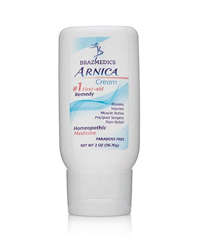 Brazmedics Arnica Cream, 2 Onzas, Remedio Natural Homeopátic