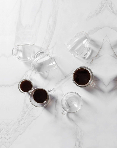 Bodum Bistro 2 Piece Double Wall 0.45 L 15 Oz Jumbo Mug, ...