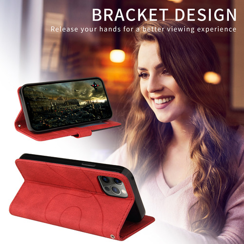 Funda Para Oppo Serie A De Piel Sintética De Alta Calidad, Funda Protectora Tipo Cartera Con Ranura Para Tarjetas, Soporte, Etc., Color Rojo