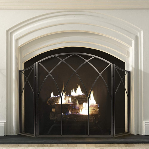 Pantalla De Chimenea Gótica Pleasant Hearth