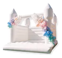 Comprar Inflable Castillo Blanco 4x3 | Brincolin 100% Uso Rudo