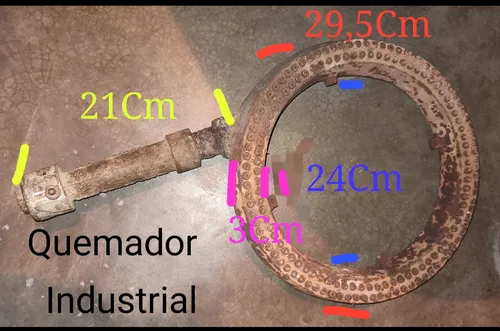 Quemador De Hierro Industrial (Usado)