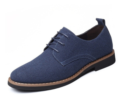 Imagen 7 de 7 de Zapatos Oxford Casuales De Moda Nubuck