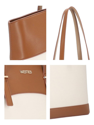 Bolso Tote Para Mujer Westies Beige Multi Hblagoonwe Color BEIGE/MULTI