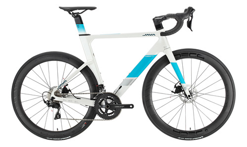 Bici Java Fuoco Top Full Carbon Blanco 22v T51 - Tecnobox