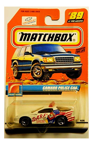 Matchbox 1999-89 Policía De Camaro Patrol De Policía Ovp8s