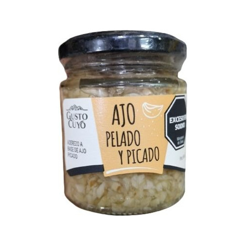 Ajo Fresco Pelado Y Picado (180g)