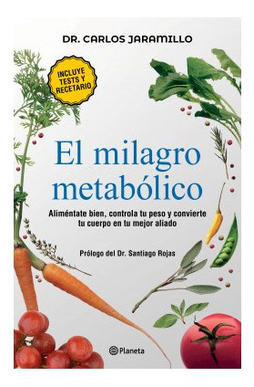 Libro Milagro Metabolico [incluye Tests Y Recetario] De Jara
