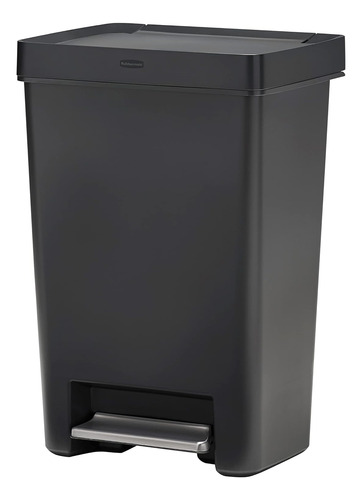 Rubbermaid Premier Series Ii Step-on Trash Can For Home A...