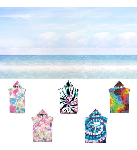 Toalla De Playa Para Niños, Bata De Baño, Poncho Con Capucha