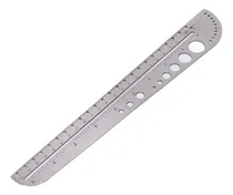 Comprar Regla De Metal De Acero Inoxidable Pssopp Regla Recta Regla