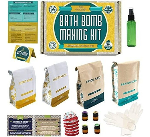 Kit De Bomba De Baño, Elaboración De Aceites Esenciales 